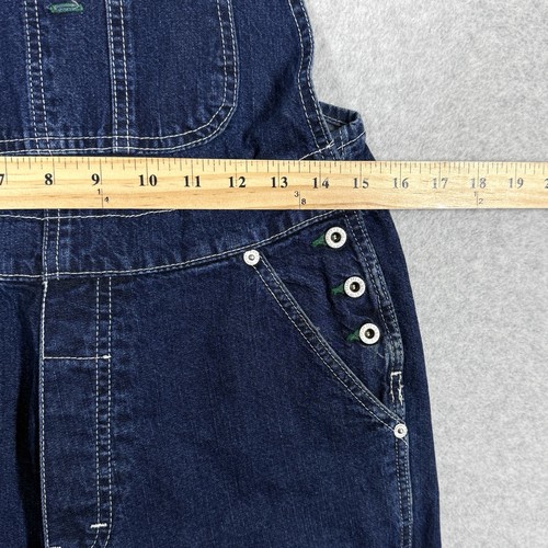 Vintage Tommy Hilfiger Overalls 30 Embroidered Denim 90s Y2K Streetwear Baggy - Picture 14 of 18