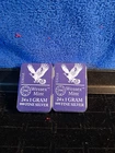 48 FINE .999 SILVER INGOTS IN 2 SEALED BOXES. EAGLE DESIGN. WESSEX MINT. 1g Each