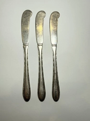 3 Towle Sterling Silver Spreader Butter Knife vintage lot