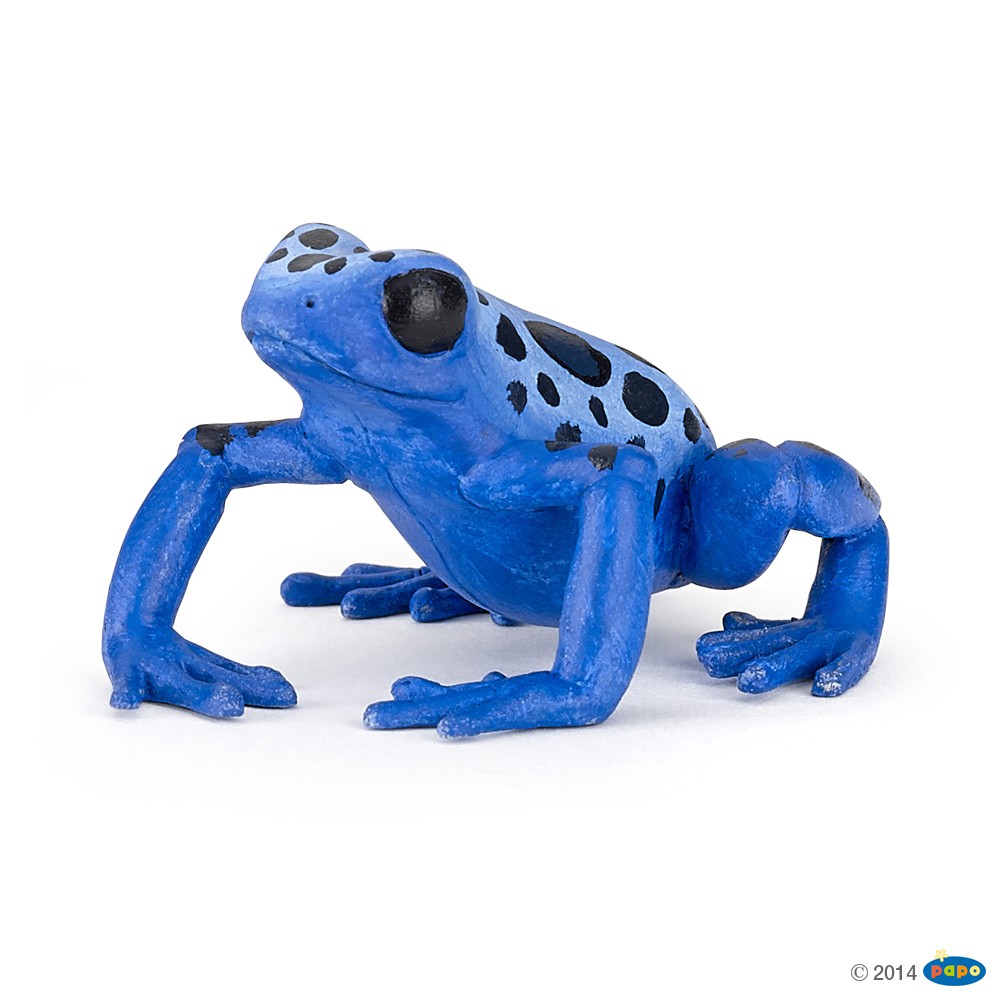 Papo 50175 Blue Equatorial Frog 5 Cm Wildlife