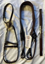 Huntley Equestrian Fancy Figure 8 Bridle NEW