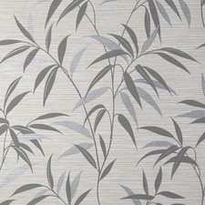 Crown M1771 Fusion Leaf Wallpaper, Soft Grey