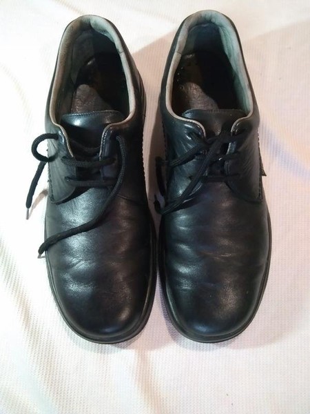 Men Mephisto Boots Black Leather 44