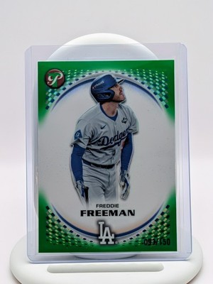 2026 Topps Pristine Freddie Freeman Green Refractor #/150 Los Angeles Dodgers