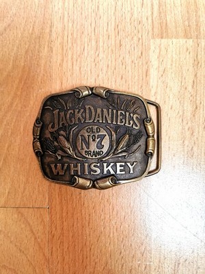 Jack Daniels Old No 7 Brand Whiskey Belt Buckle USA Vintage