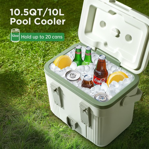 Portable Pool Cooler, Insulated Hard Cooler with Handle, Styrofoam Insulation... - Bild 4 von 7