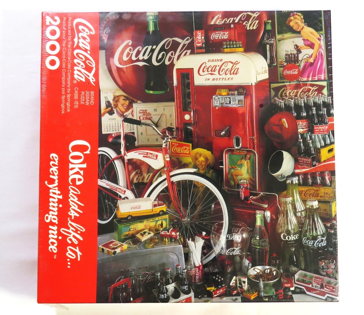 Vintage 90's Coke Adds Life Everything Nice Puzzle Coca-Cola