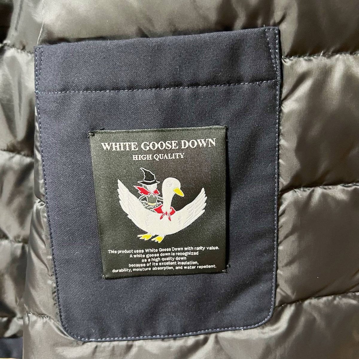 GUILD PRIME shirt down jacket star pattern M size - image 8