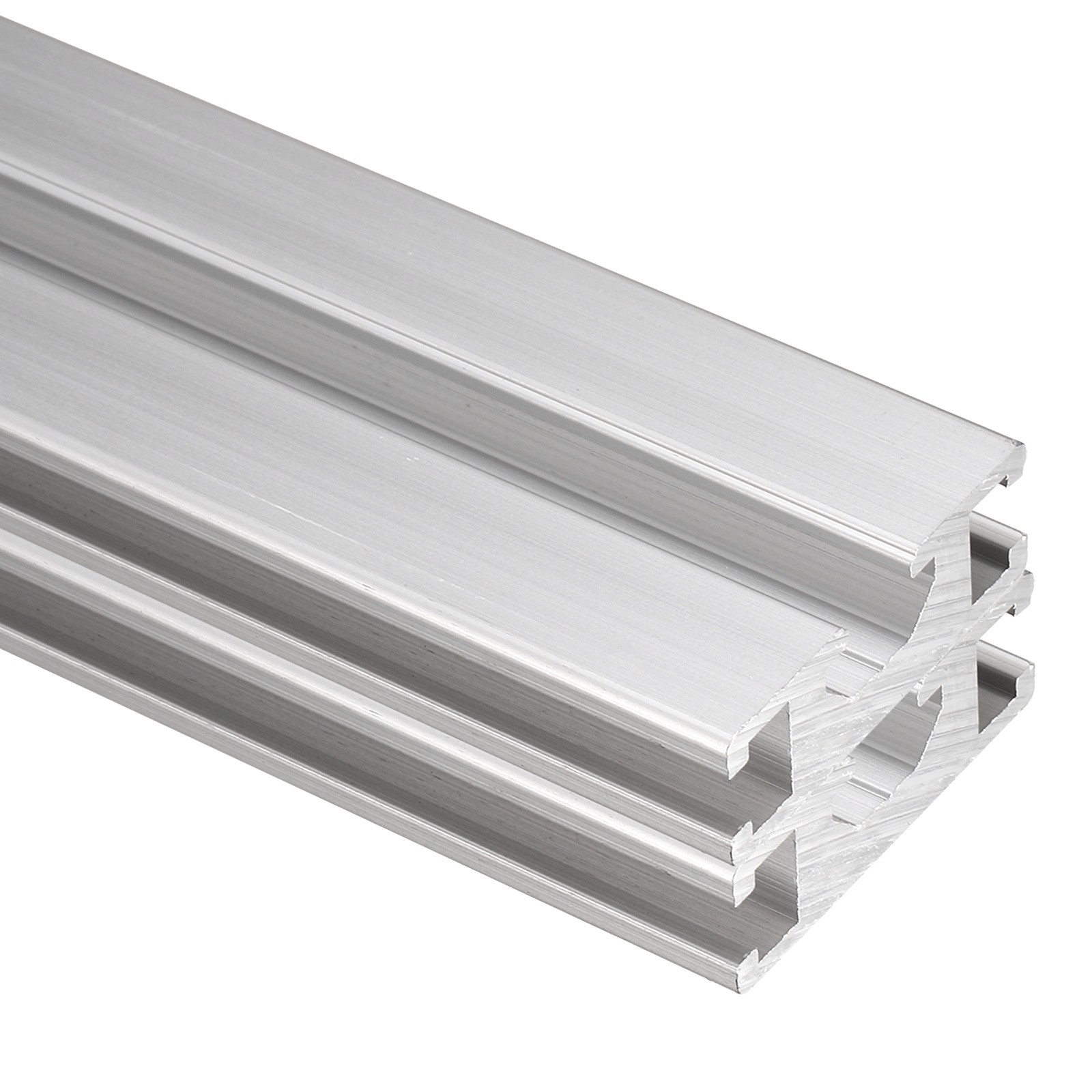 2 Pcs 400mm Slot 1030 Aluminum Extrusion Profile Silver Linear Rail Guide,