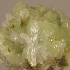 2.6" Green PREHNITE & QUARTZ Crystals Cluster - Imilchil, Morocco — photo 6