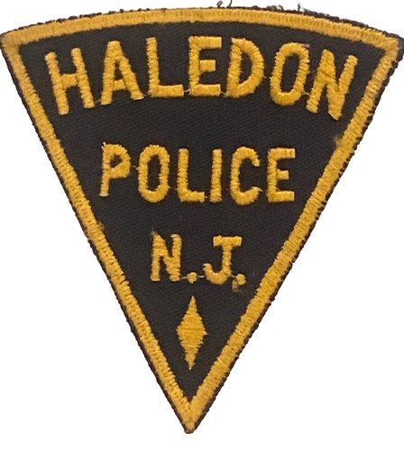 Vtg HALEDON NEW JERSEY NJ Police Embroidered PATCH