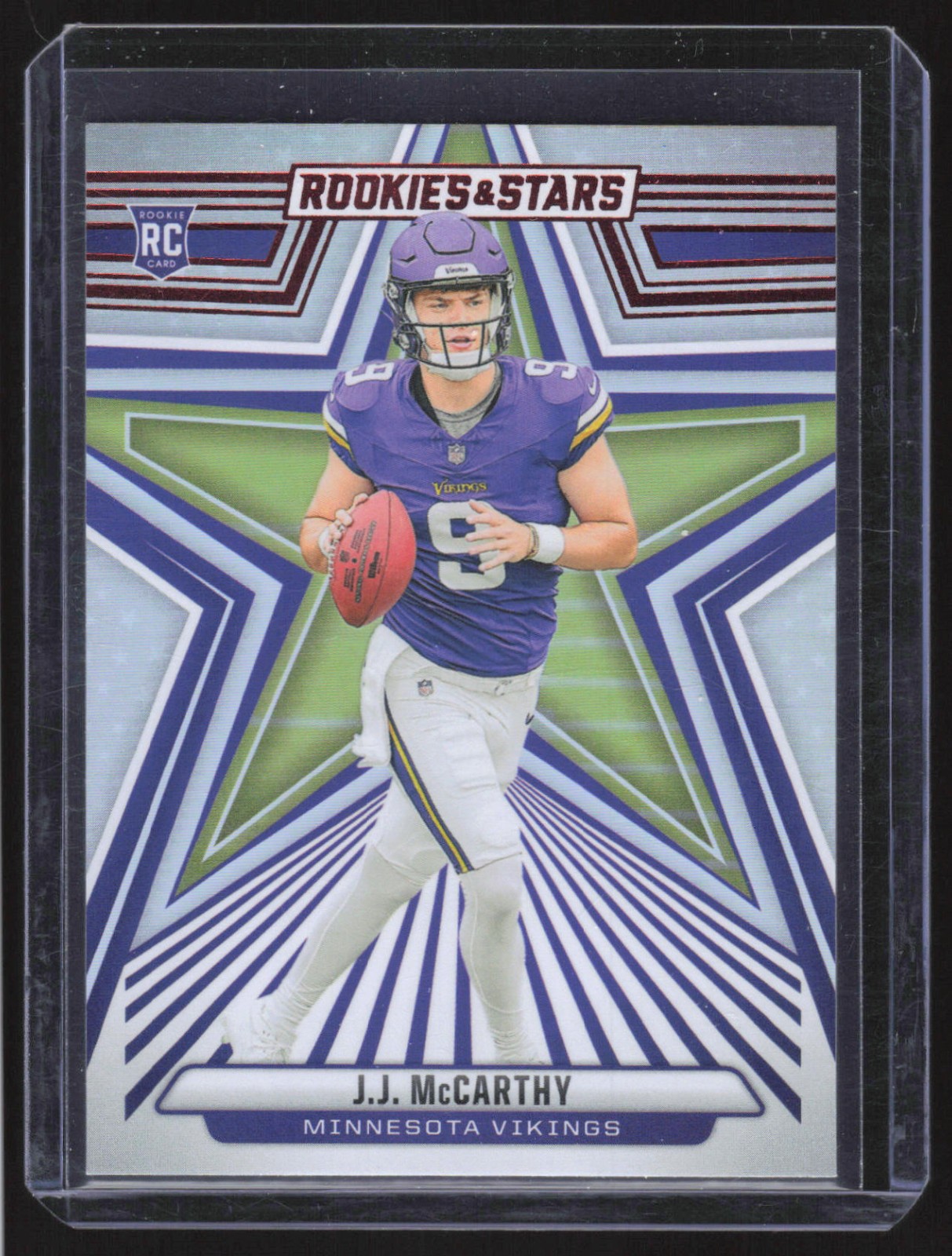 2024 Rookies & Stars #135 - JJ McCarthy - Longevity Holo Rookie Vikings