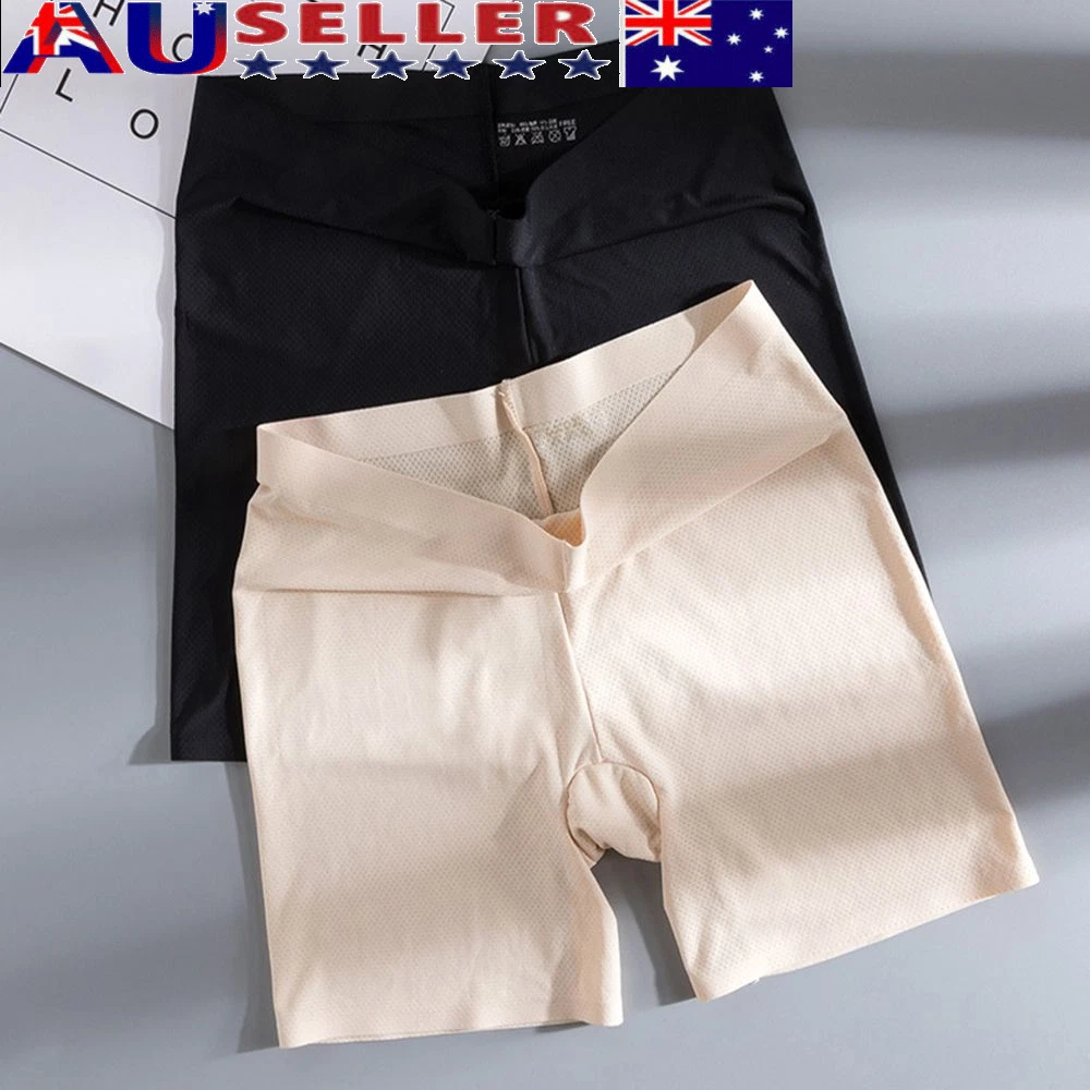 Ice Silk Summer Safety Pants Safety Shorts Women Underwear Underpants