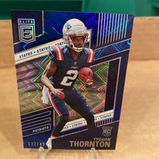 2022 Panini Donruss Elite - Rookies Tyquan Thornton #154 Status Explosion...