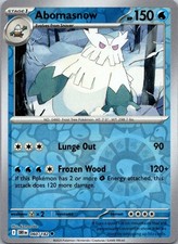 Abomasnow 060/182 Uncommon Destined Rivals Pokemon Reverse Holo Near Mint