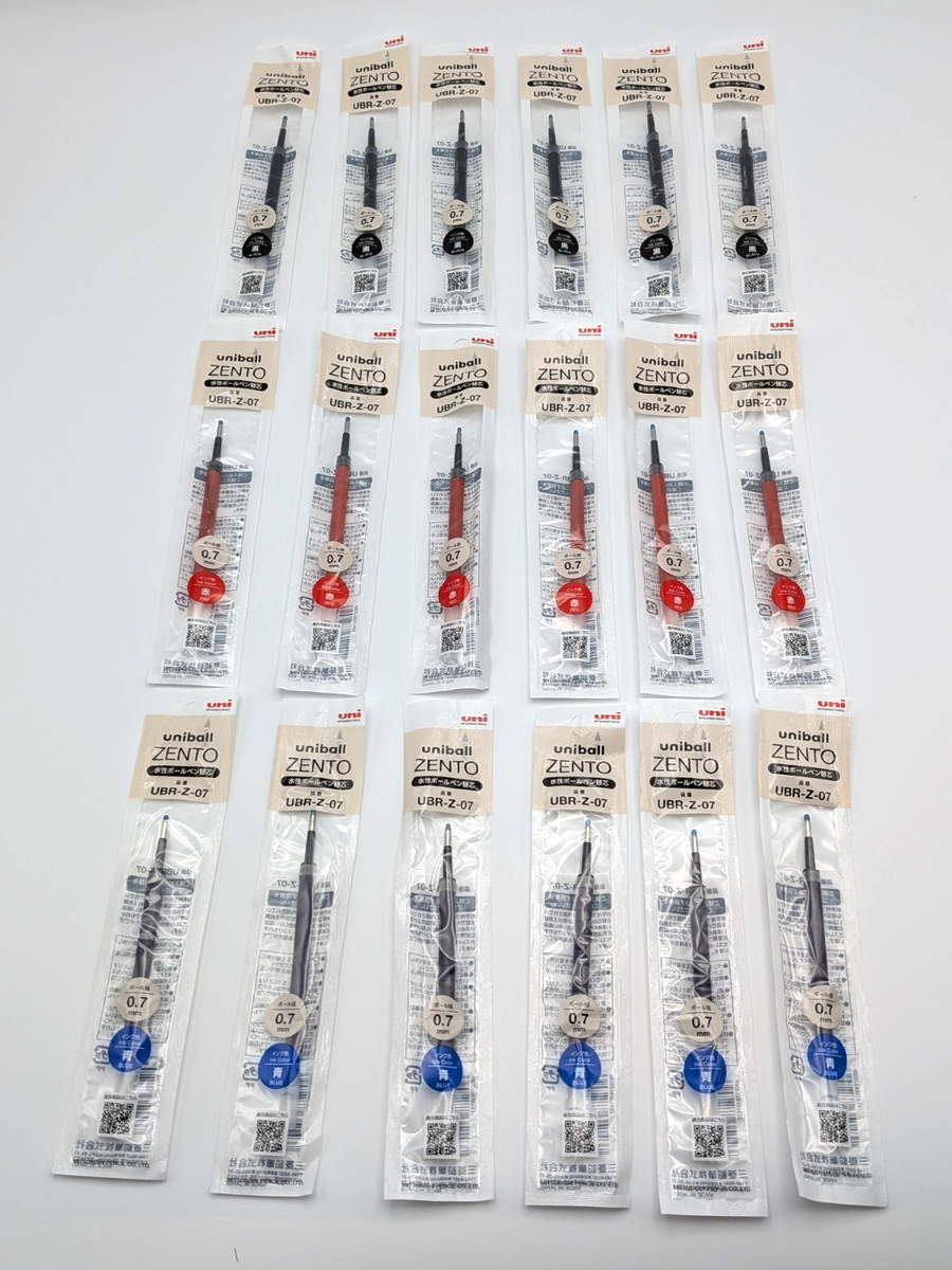 uniball ZENTO Inktvulling op waterbasis UBR-Z-05, 0,5 mm fijne punt