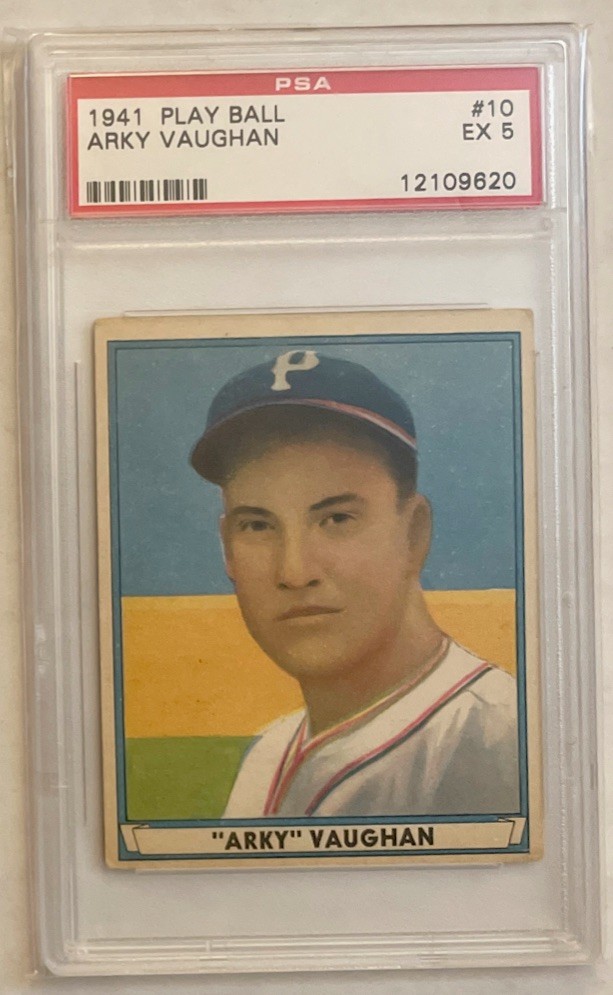 1941 Play Ball - #10 Arky Vaughan PSA 5 HOF