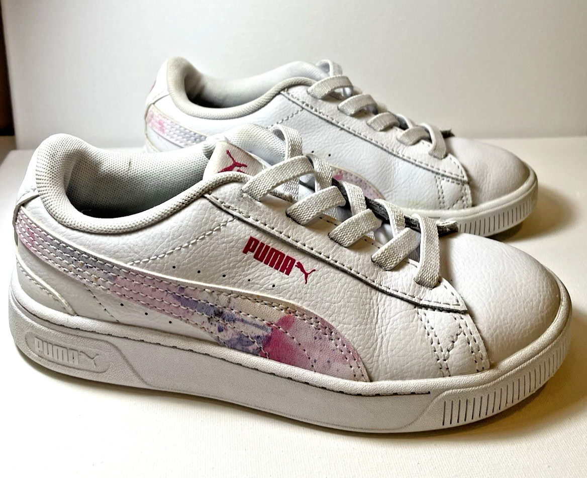 Pink Girls Tennis White Youth 1 Leather