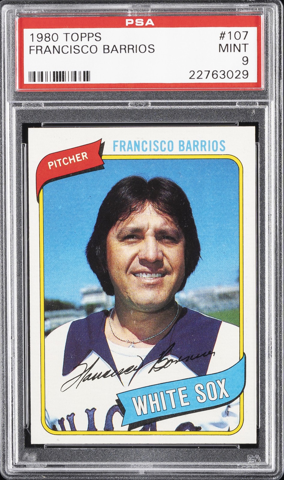 1980 Topps TOPPS #107 Francisco Barrios front
