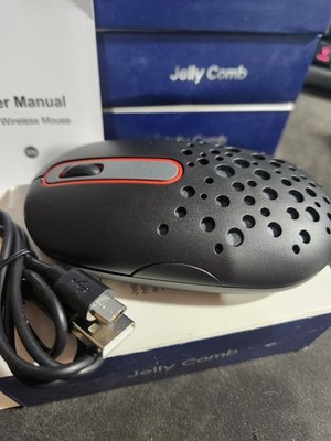 Jelly Comb IWG-DDS01 Wireless Mouse 2.4G Backlit LED Black NEW