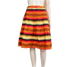 Talbots VTG Skirt Petites Multicolored Lining Skirt, SZ-2 Petite 100 Cotton