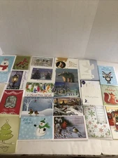 37 Assorted CHRISTMAS Greeting Cards W Envelopes High Quality Some Duplicates