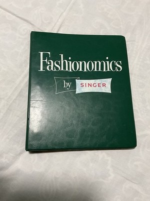 1959 Rare ''COLLECTORS''  SINGER Fashionomics  Plus Economy Dealer Binder