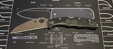 Spyderco Endura 4 VG-10 Pocket knife C10FPWCBK Wharncliffe PlainEdge Mint 6