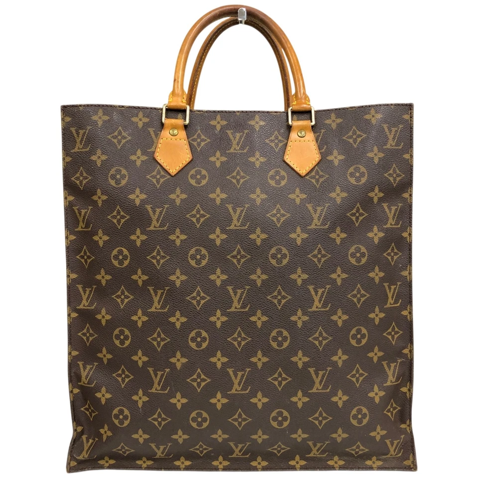 Auth Louis Vuitton Sac Plat Tote Bag Monogram Handbag M51140 MI1918 - Image 2 of 4