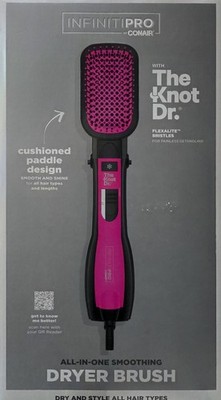 InfinitiPro Conair w/The Knot Dr All-in-One Smoothing Brush Dryer w/3 Year Warra