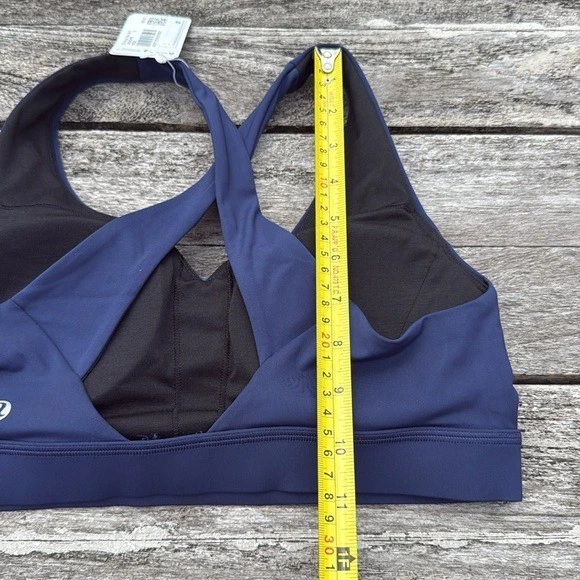 Lululemon Envital бюстгальтер спортивный бюстгальтер B/C чашка ночь море синий новый с Ярлыками размер 8 🌊🐬 - Изображение 4 из 4
