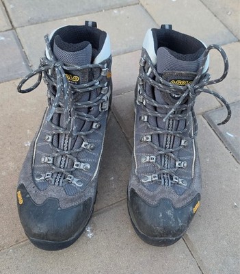 ASOLO Reston WP Men's Hiking Boots 8.5 Brown/Dark Brown Waterproof Hike Trail