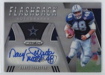 2019 Panini Prizm Flashback 70/75 Daryl Johnston #FL-DJ Auto 06mc