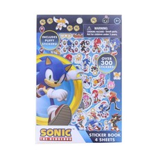 Sonic Sticker Book With Puffy Stickers ACC NEW