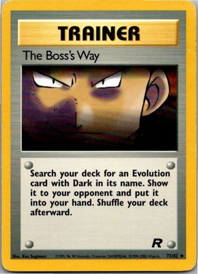 Der Boss hat immer Recht 73/82 | Team Rocket | Englisch | Pokémon TCG