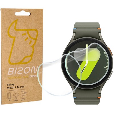 Bizon Glas Uhr Hydrogel Sonne Samsung Galaxy Watch 7 44 mm [2 PACK]