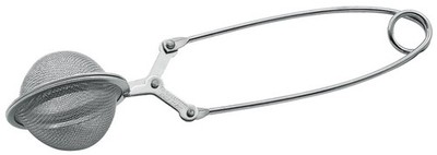 FACKELMANN Teesieb 15 cm Edelstahl grau für Tee und Kräuter Filter Set