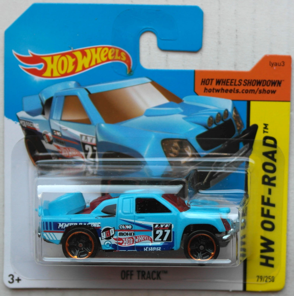 Hot Wheels Off Track Blau Hw Off-Road Neu/Ovp Spielzeugauto Mattel Auto Car Blue-image