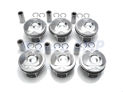 #ad Jaguar Land Rover 3.0L V6 Supercharged Piston Assembly AJ126 Set 6 With Rings $198.23