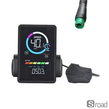 E Bike LCD Display Waterproof 24V 36V 48V 60V USB Charging Meter
