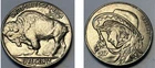 1937 HOBO NICKEL TOKEN COIN PRETTY COWGIRL PISTOL COLLECTION BUFFALO GIFT FREE