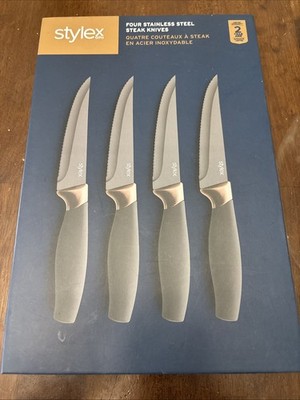 StyleX gifts Stainless Steel Steak knife Set. 3 Steak Knives- 2 New/1 used-OBO!