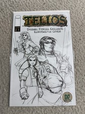 Tellos #1 Dynamic Forces Eurosketch Variant Image Comics with COA