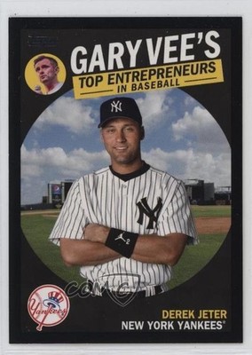 2019 Topps Gary Vee's Top Entrepreneurs Black 123/299 Derek Jeter #GV-9 HOF 1y2