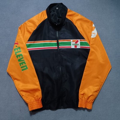 Used 7-Eleven Thailand Delivery Nylon Jacket Employee Workwear Size L