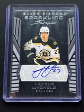 2025-26 Upper Deck Black Diamond - Sparkling Scripts Hampus Lindholm #SS-HL (AU)