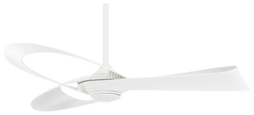 Minka Aire Bowie 52" Ceiling Fan - Flat White 3-Blade Remote Control - Picture 1 of 3