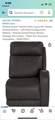 RV Captain Chair Never Used Has All Comfort For A Happy Ride