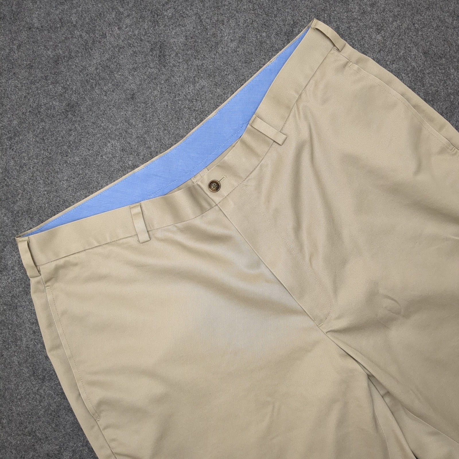Brooks Brothers 346 Advantage Chino Shorts Mens W38 Lightweight Cotton Beige