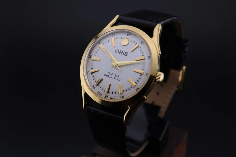 Reloj de pulsera vintage ORIS suizo cuerda manual clásico mecánico coleccionable para hombre Foto 2 de 4